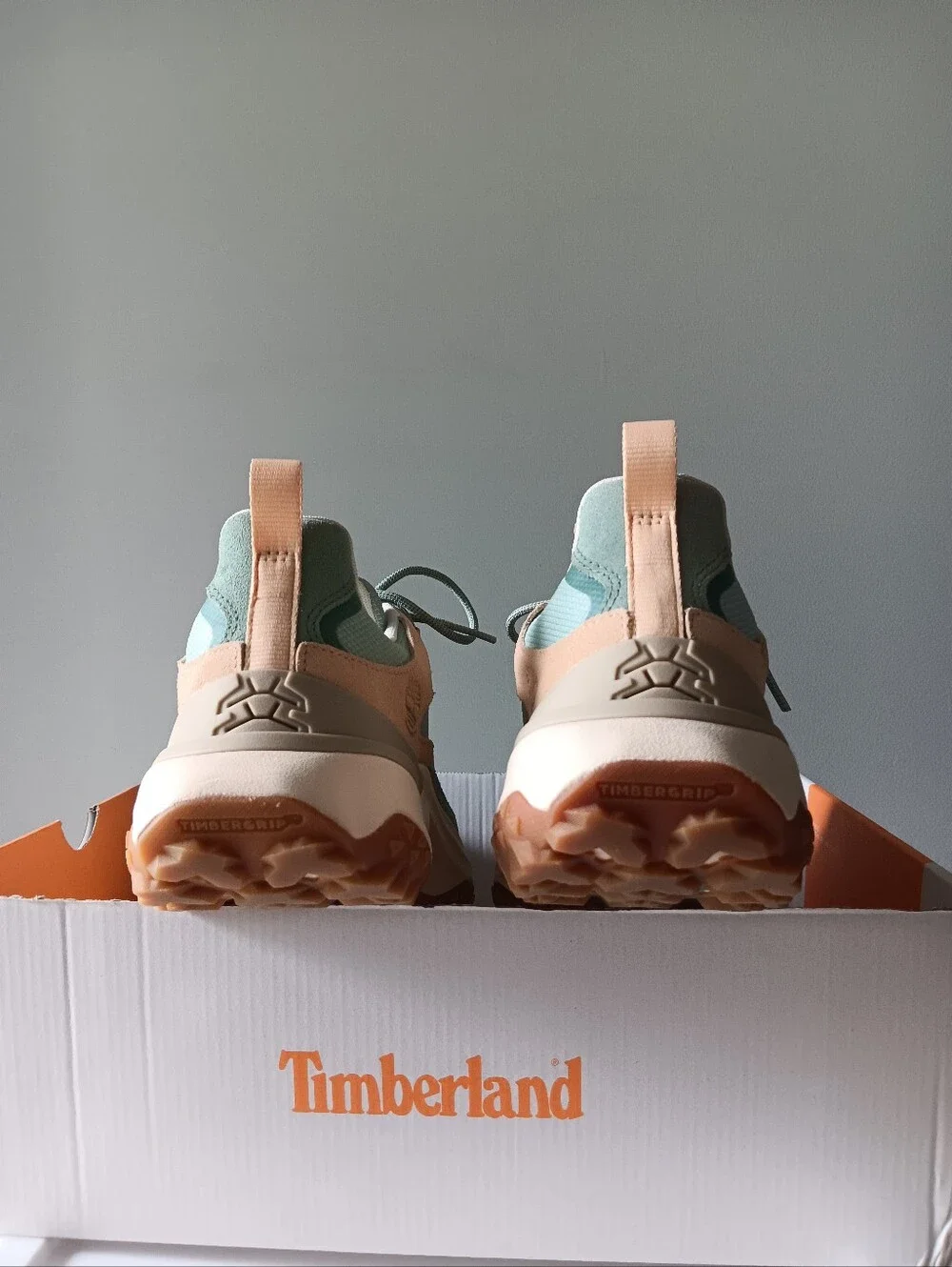 Timberland Waterproof Low Lace-Up Sneakers Motion Access Light Green Size 9.5